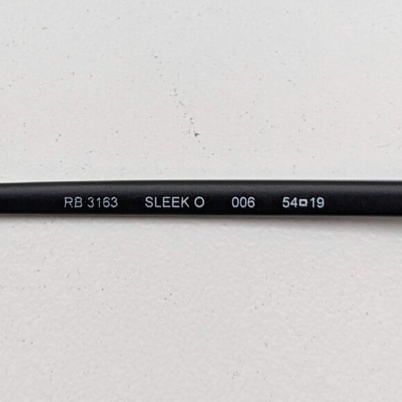 🕶️Ray-Ban RB3163 Sleek O Eyeglasses 54/19 140 /KAO155🕶️​ - Picture 6 of 7